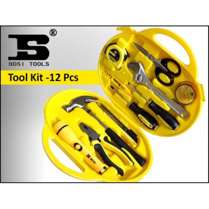1 12 Pcs Home Tool Kit in Pakistan